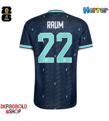 Tyskland David Raum #22 Udebanetrøje VM 2026 Kort ærmer